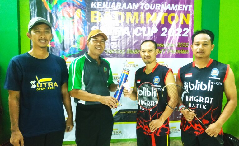 Turnamen Badminton SUTRA CUP dimulai, Puluhan Peserta Siap Perebutkan Kejuaraan!